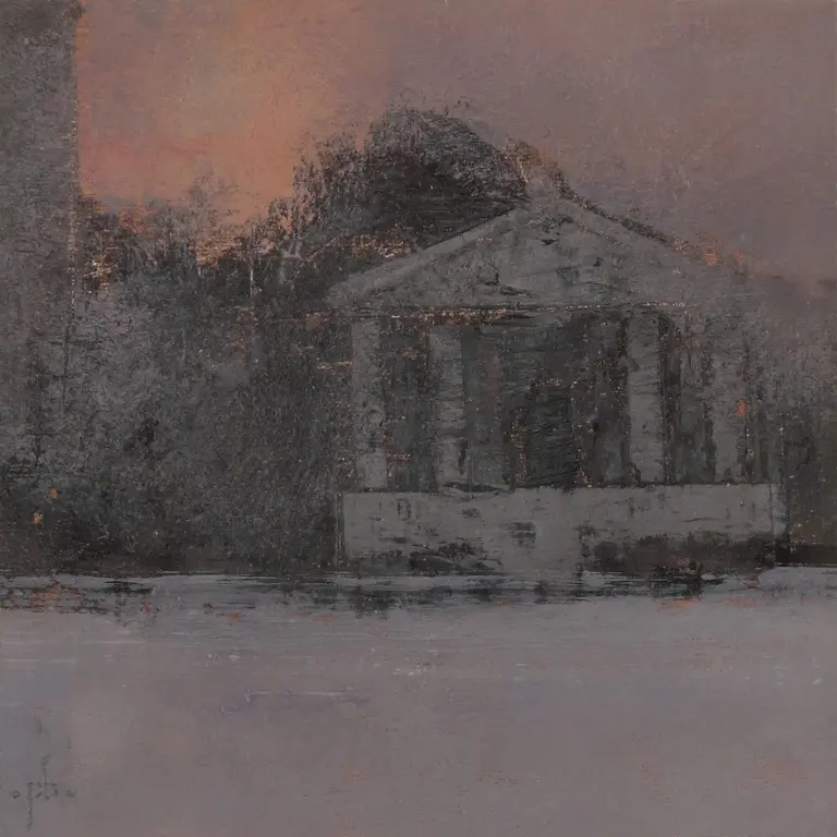 Peter Beeson - dawn, chiesa di s.giorgio, venice